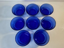 8 tigelas de sobremesa vintage brasileiras azul cobalto Colorex     comprar usado  Enviando para Brazil