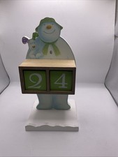 Snowman snowdog wooden for sale  LONDON