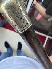 Antiker spazierstock massivsil gebraucht kaufen  Traunreut