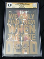 Capa We Only Find Them When They're Dead #1 brilho no escuro! Boom CGC 9.8 SS LEE comprar usado  Enviando para Brazil