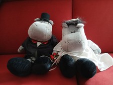 Stoffnilpferde als hochzeitpaa gebraucht kaufen  Gifhorn