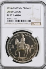 1953 crown ngc for sale  LEIGH