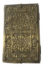 Suporte de bloco de pontuação vintage, ornamentado, latão, ponte, pinochle com lápis.   (C3) comprar usado  Enviando para Brazil
