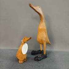 Wooden ducks figurines for sale  GRANTHAM