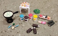 LOTE DE ALIMENTOS PARA BRINCAR 18 PEÇAS~OG NOSSA GERAÇÃO 6" LORI MINI DOLL MARKET~FONDUE~SUSHI~JARROS comprar usado  Enviando para Brazil