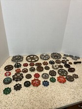47 TORNEIRA DE ÁGUA VINTAGE DE AÇO BOTÃO VÁLVULA ALÇA STEAMPUNK ARTESANATO INDUSTRIAL comprar usado  Enviando para Brazil