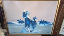 Tableau lithographie originale d'occasion  Bardos