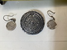 Sterling silver aztec for sale  Springfield