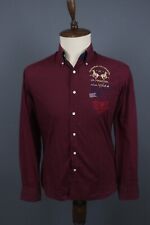 Camisa polo La Martina Buenos Aires vermelha #3 equipe botão para baixo tamanho P comprar usado  Enviando para Brazil