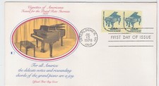 TurtlesTradingPost- Steinway Grand Piano- 1978 #1615c FDC Fleetwood Cachet comprar usado  Enviando para Brazil