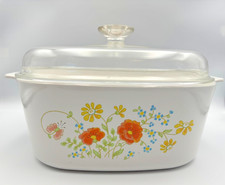 FORNO HOLANDÊS CORNING WARE A-5-B 5 LITROS "FLOR SILVESTRE" COM TAMPA DE VIDRO comprar usado  Enviando para Brazil