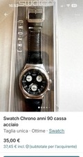 Swatch chrono cassa usato  Montecchio Emilia