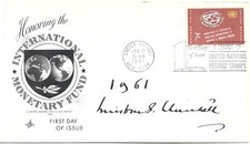 1961 fdc signed for sale  UK