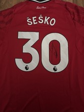Sesko signed manchester for sale  MANCHESTER