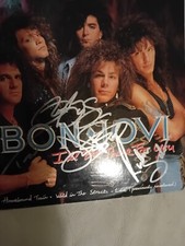 Bon jovi signed for sale  DUNFERMLINE