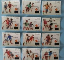 Zaïre Congo RDC Surchargé Milliers de Z Série Football Espana 82 neuf MNH comprar usado  Enviando para Brazil