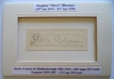 Steve bloomer derby for sale  BUSHEY