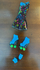 Vestido, patins e almofadas Monster High substituto Frankie Skulltimate Roller Maze comprar usado  Enviando para Brazil