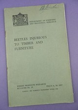 Beetles injurious timber for sale  COLEFORD