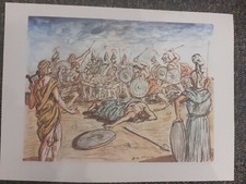 Litografia chirico con usato  Italia