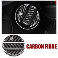 Usado, Adesivo de fibra de carbono peças interiores de carro tampa tanque de combustível acabamento acessórios de carro comprar usado  Enviando para Brazil