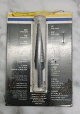 Broca Irwin 10231 #1 Unibit Step, 1/8" - 1/2", aberta mas não usada, usado comprar usado  Enviando para Brazil