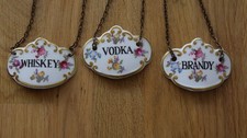 Four decanter labels for sale  HARTLEPOOL