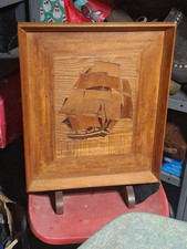 Vintage marquetry wood for sale  PONTEFRACT