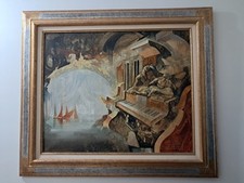 Tableau huile toile d'occasion Tableau huile toile d'occasion  Le Kremlin-Bicêtre