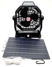 Ventilador portátil dois em um ventilador luz bateria recarregável modelo X20 - Preto comprar usado  Enviando para Brazil