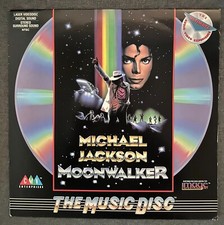 Usado, Michael Jackson Moonwalker The Music Disc LaserDisc  ID6324CB Fully tested! comprar usado  Enviando para Brazil