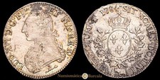  Luis XVI 1 Ecu (29,11g) 1784 Pau G-356A XF, usado comprar usado  Enviando para Brazil