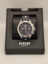 NOVO Relógio de Pulso Masculino Versus Versace Prata/Preto 50mm comprar usado  Enviando para Brazil