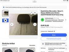 Kopfstützen mercedes benz gebraucht kaufen  Wehrheim