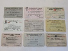 Railroad passes 1920 for sale  Saint Louis