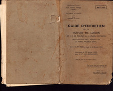 AUTOMOBILE MILITAIRE / JEEP WILLYS-OVERLAND & FORD / LIVRET D'ENTRETIEN en 1956, usado comprar usado AUTOMOBILE MILITAIRE / JEEP WILLYS-OVERLAND & FORD / LIVRET D'ENTRETIEN en 1956, usado comprar usado  Enviando para Brazil