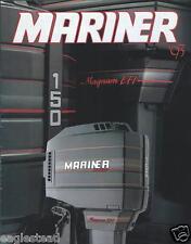 Boat Motor Brochure - Mariner - Product Line Overview - Outboards - 1993 (SH59) comprar usado  Enviando para Brazil