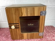 Esterilizador de madeira antigo armário barbearia prateleiras de vidro baquelite? Botão, usado comprar usado Esterilizador de madeira antigo armário barbearia prateleiras de vidro baquelite? Botão, usado comprar usado  Enviando para Brazil