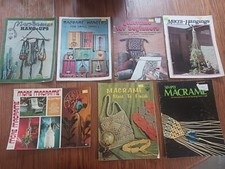 Lot vintage macrame for sale  Fresno