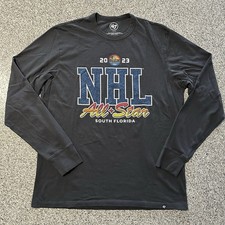 Camisa masculina de manga comprida 47 marcas NHL All Star 2023 L cinza algodão comprar usado  Enviando para Brazil