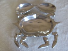 Bandeja para servir caranguejo prata metal Bradley Imports Monarcha México chip dip comprar usado  Enviando para Brazil
