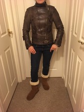 Veste ajustée cuir d'occasion  Expédié en France