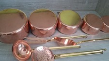 Batterie cuisine cuivre d'occasion  Jaunay-Clan
