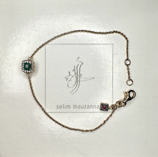 Bracelet émeraude diamants d'occasion  Cugnaux