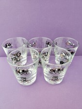 Usado, 5 Copos de Coquetel MCM Libby Curio 6 oz Low Ball Rocks Freda Diamond Horse/Buggy comprar usado  Enviando para Brazil