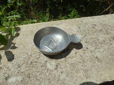 Antique tastevin maçonnique d'occasion  Quimper