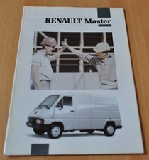 1992 Renault Master Van Truck Brochura Prospekt Prospectus edição alemã, usado comprar usado  Enviando para Brazil