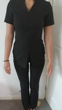 Black hairdressing uniform for sale  SEAFORD