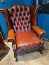 Fauteuil anglais chesterfield d'occasion  Le Touquet-Paris-Plage