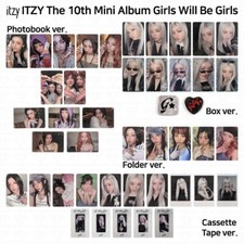 Cartão fotográfico oficial ITZY The 10th Mini Album Girls Will Be Girls todas as versões, usado comprar usado  Enviando para Brazil